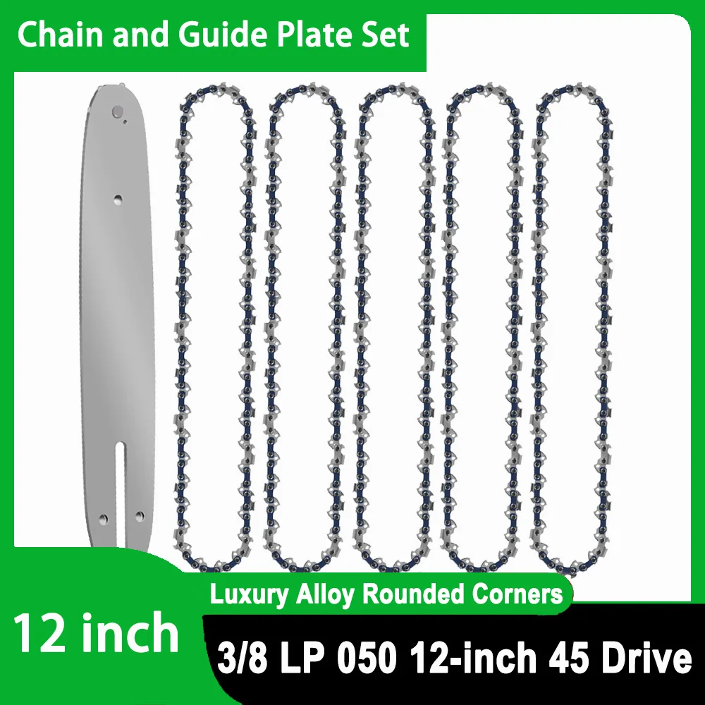 Chainsaw Chain 3/8 Pitch - Eersteklas Legering 12 Inch Kettingzaag En