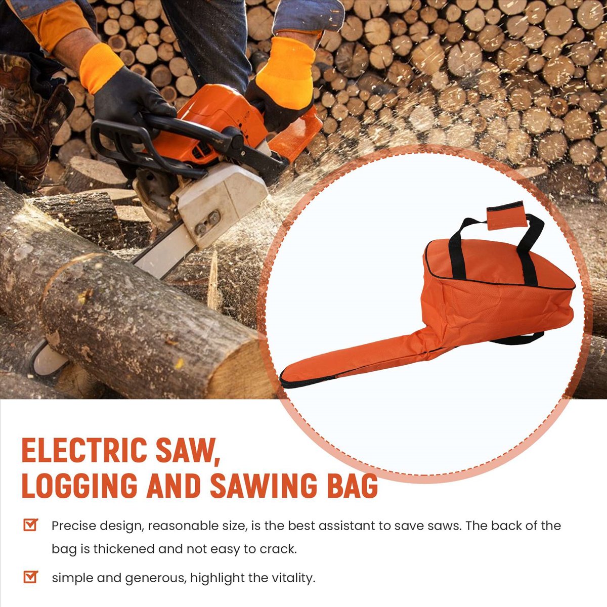 Chainsaw Carrying Case - !【A760F Topaanbiedingen】 Draagtas voor kettingzaag, beschermende