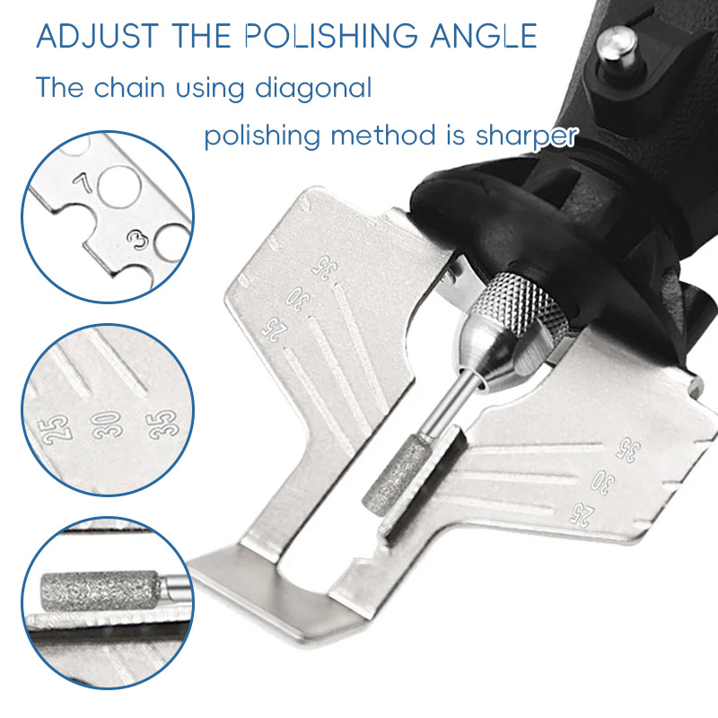 Chainsaw Sharpener Electric - Kettingzaagslijpset Elektrische slijpmachine Slijp- en polijstaccessoireset