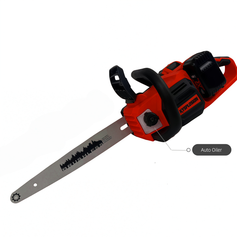Electric Chainsaw 16 Inch Corded - 16-inch elektrische kettingzaag 40V (2 x