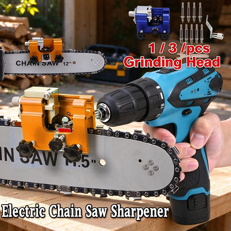 Chainsaw Sharpener Electric - Draagbare kettingzaagslijper, handzame kettingzaagslijpvoet voor elektrische