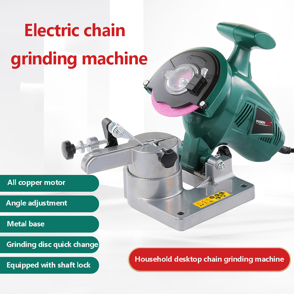 Chainsaw Sharpener Electric - Desktop kettingslijpmachine voor huishoudelijke professionele elektrische