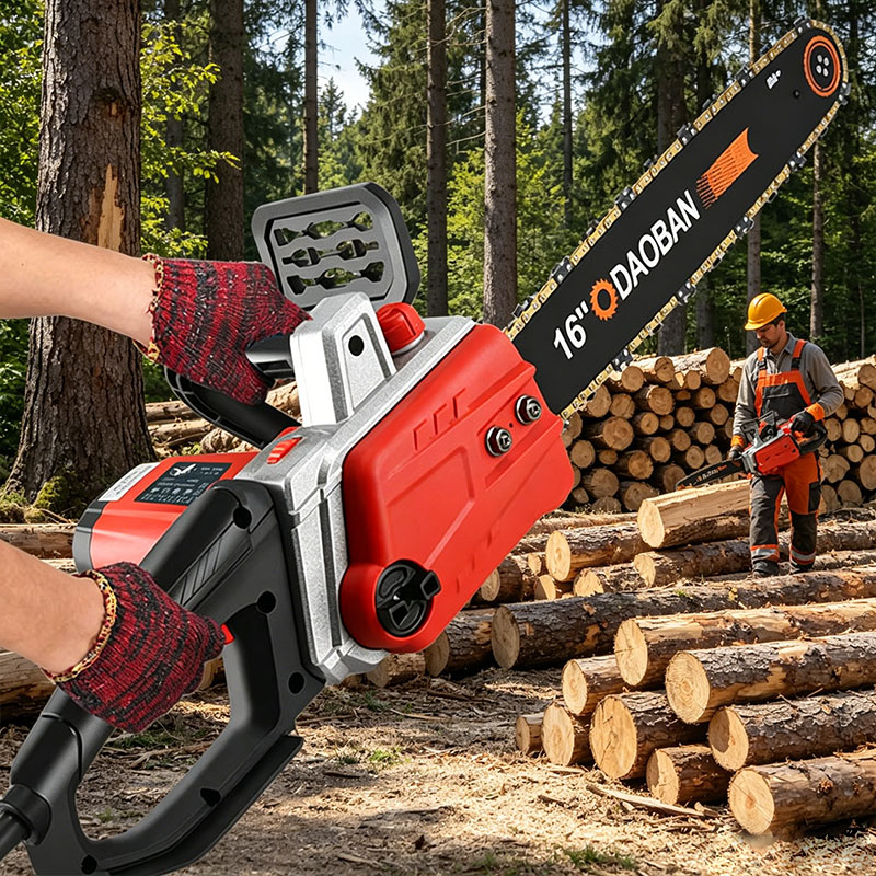 Electric Chainsaw 16 Inch Corded - 220V krachtige elektrische kettingzaag met snoer,
