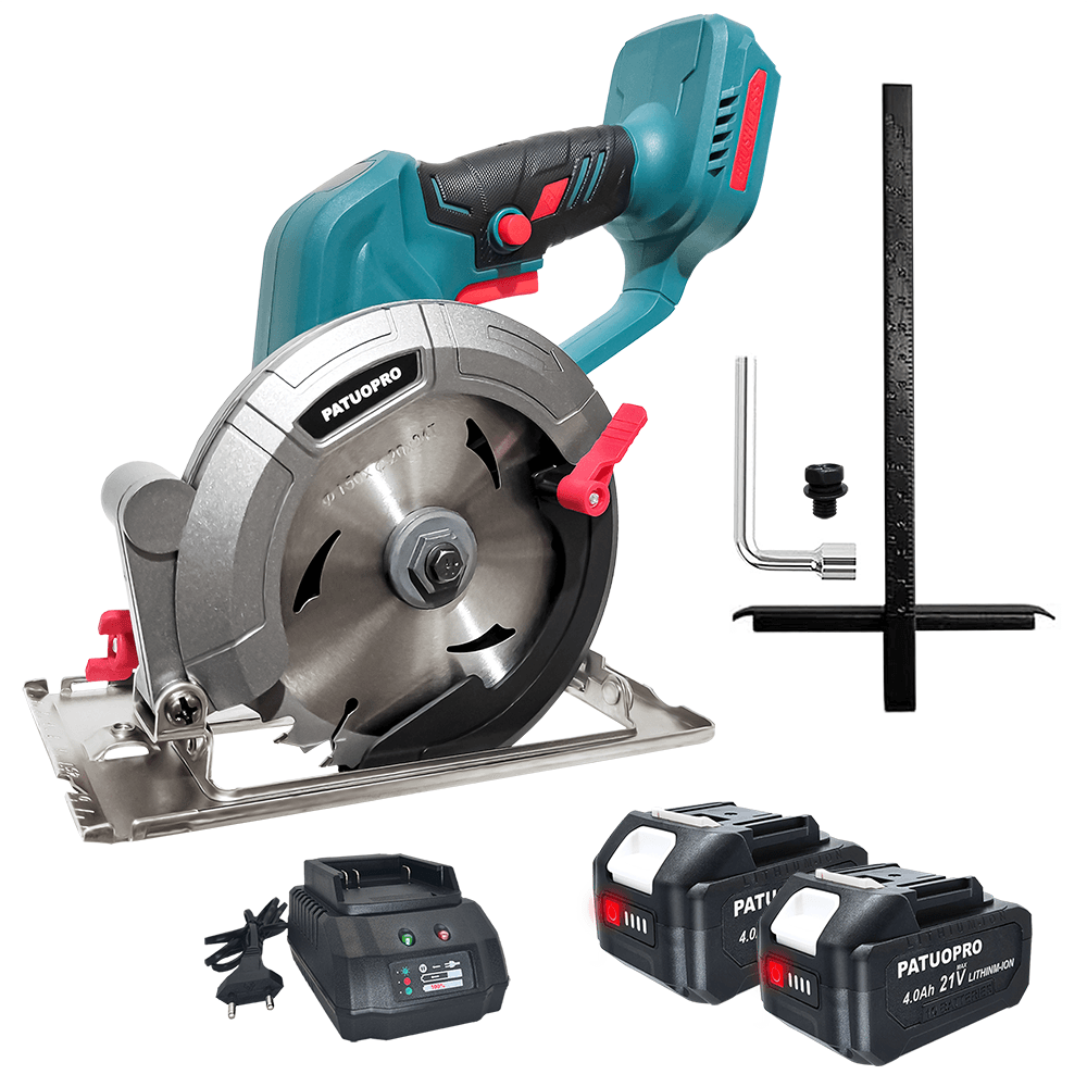 Mini Chainsaw 6 Inch Cordless - PATUOPRO 150 mm borstelloze elektrische cirkelzaag