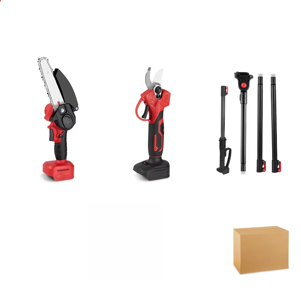 Pole Saw Cordless Telescopic - Elektrische snoeischaar, accu-kettingzaag en telescopische takkenzaag
