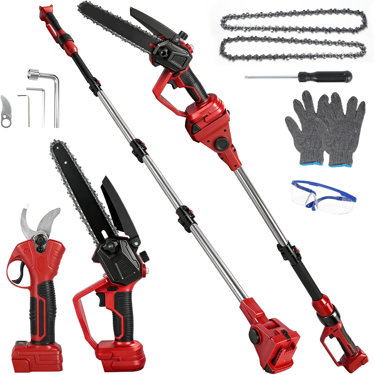Draadloze 2-in-1 kettingzaag e - Battery Chainsaw 2 Battery Kit recensie en prijs