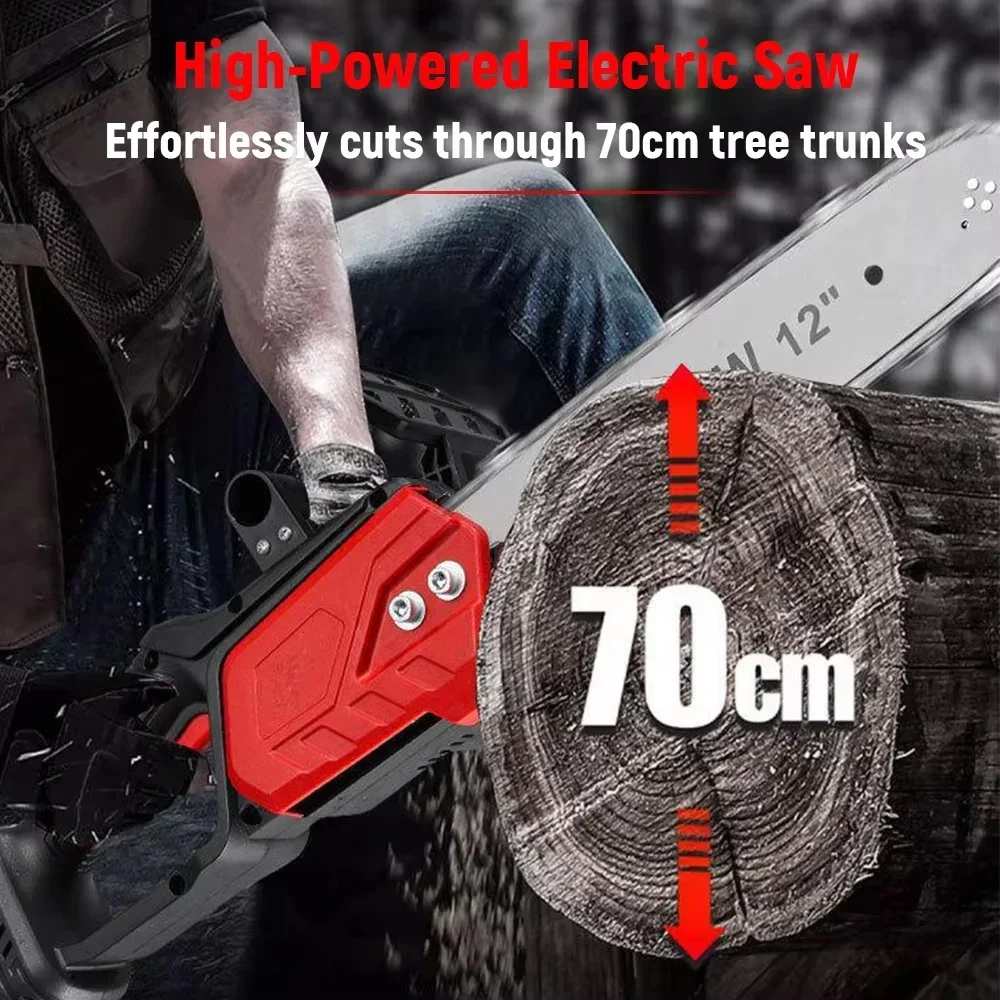 Draadloze elektrische kettingz - Cordless Chainsaw 12 Inch Battery recensie en prijs
