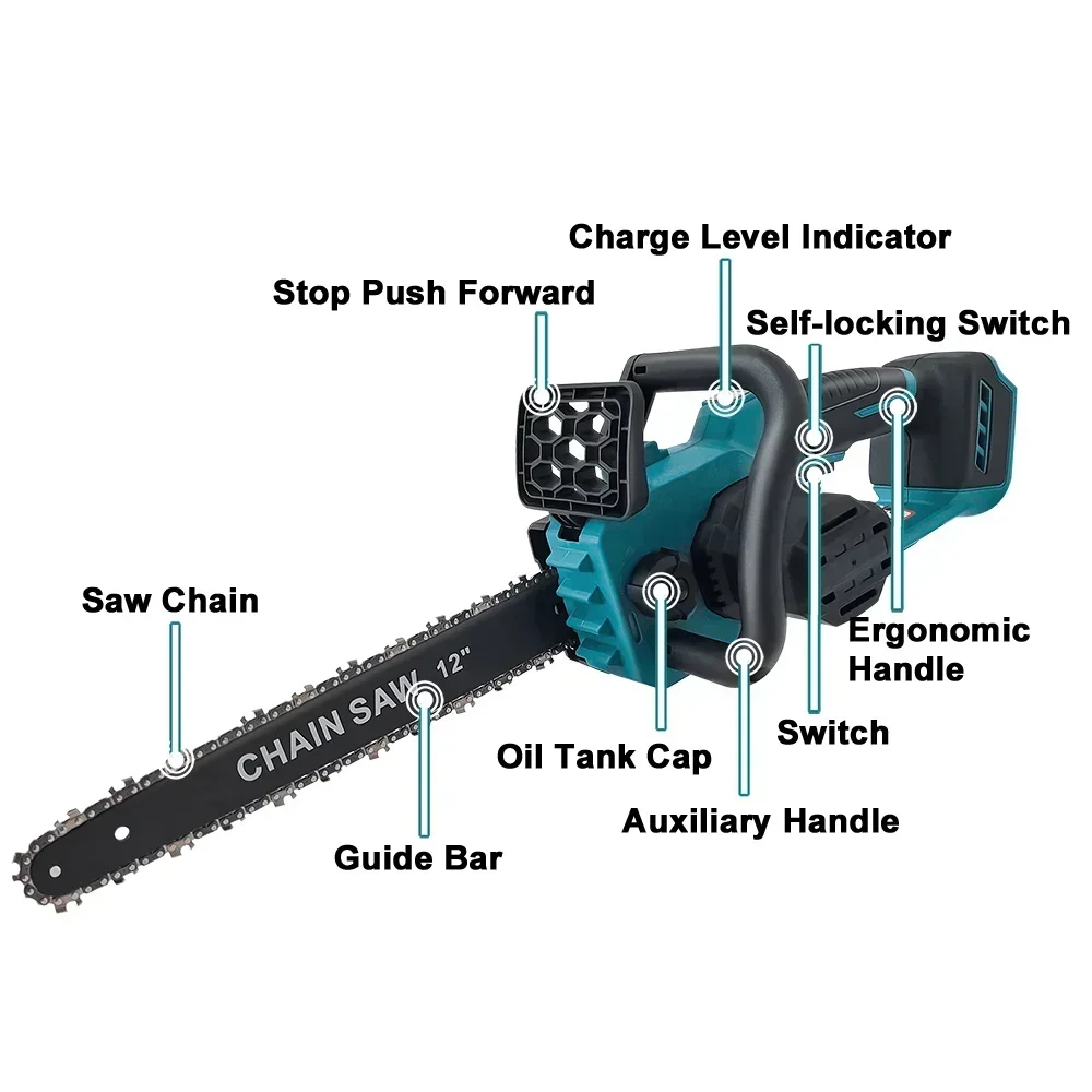 12 inch draadloze elektrische  - Cordless Chainsaw 12 Inch Battery recensie en prijs