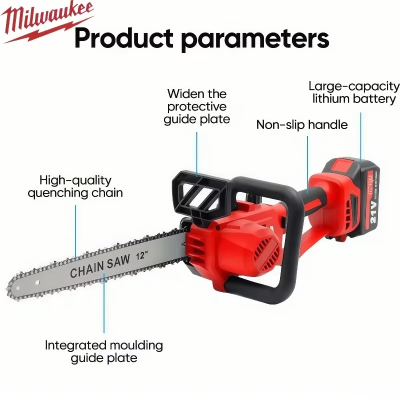 Milwaukee Draadloze 12 Inch Ke - Cordless Chainsaw 12 Inch Battery recensie en prijs