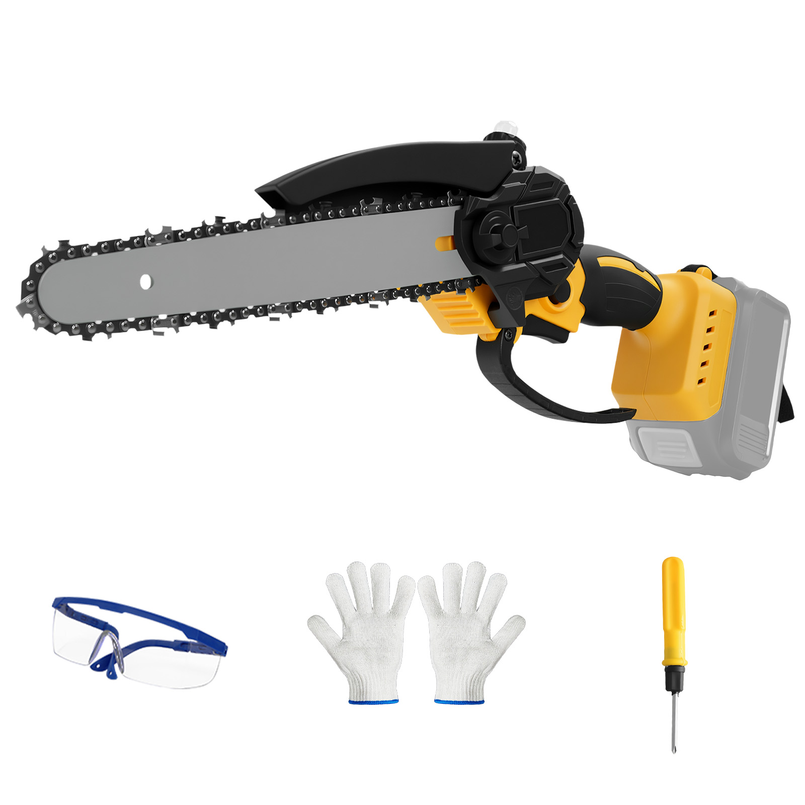 Draadloze kettingzaag borstell - Brushless Chainsaw 8 Inch 20V recensie en prijs