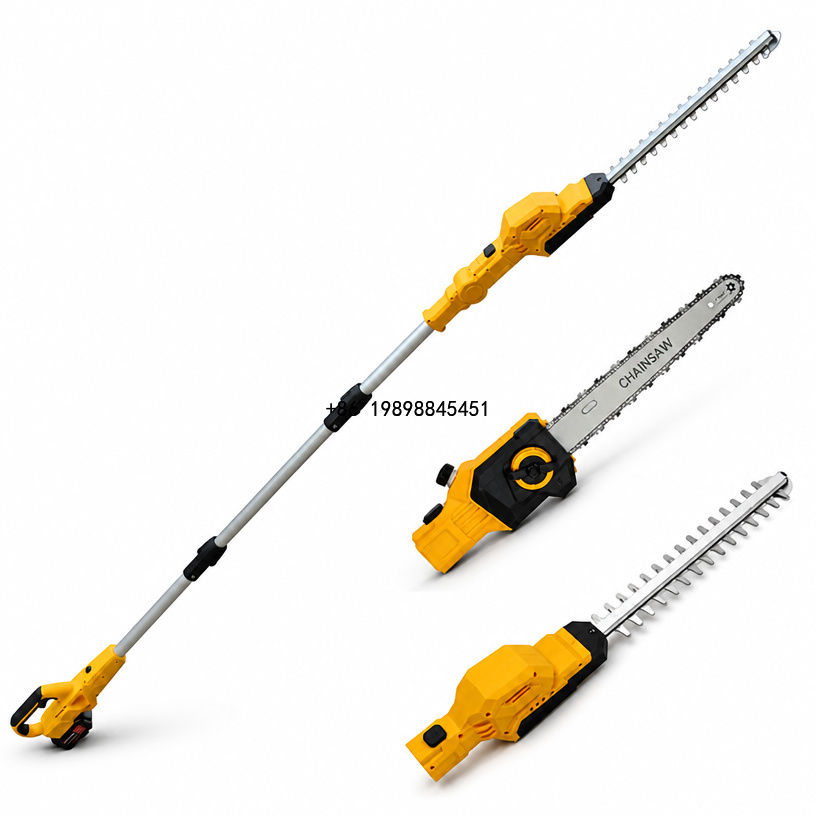 2-in-1 met stokzaag 21V borste - Pole Saw Cordless Telescopic recensie en prijs