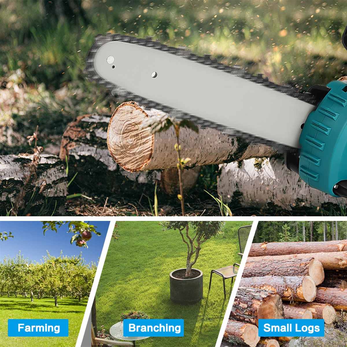 12 Inch 5000W Draadloze Borste - Cordless Chainsaw 12 Inch Battery recensie en prijs