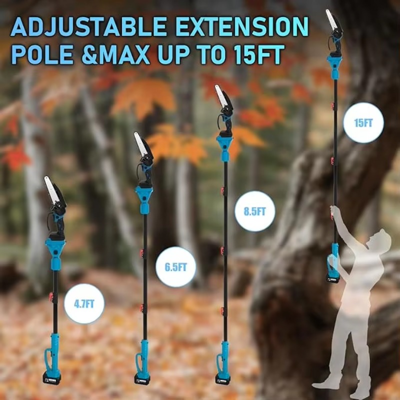 Lithium-ion accu snoeischaar m - Pole Saw Cordless Telescopic recensie en prijs