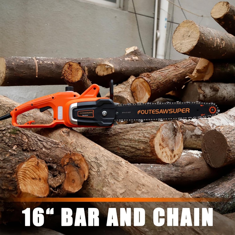 16-inch elektrische kettingzaa - Electric Chainsaw 16 Inch Corded recensie en prijs