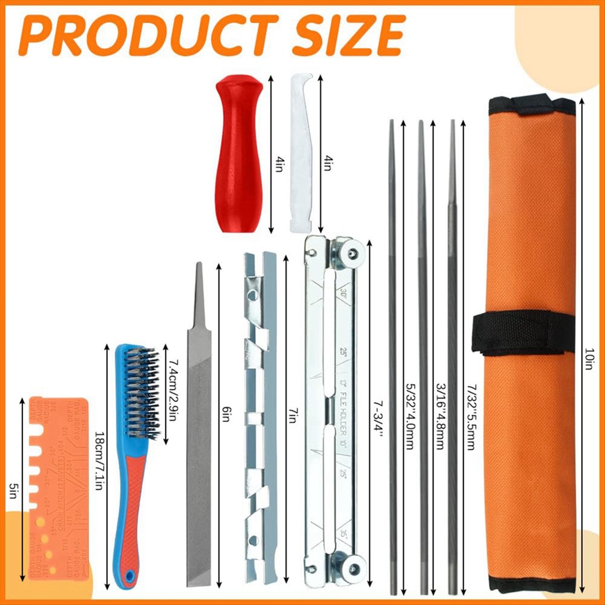 A013 Zaagkettingvijlenset 4.0/ - Chainsaw File Kit Round recensie en prijs