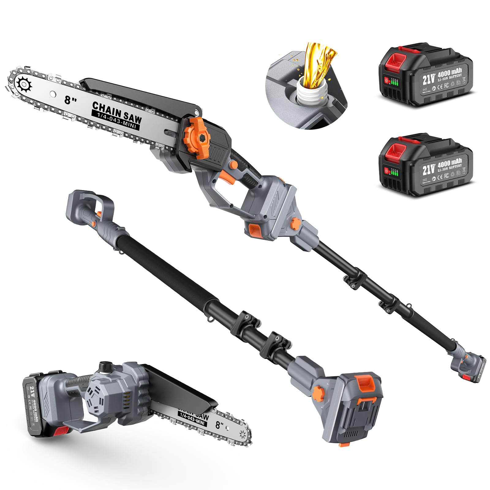 Taskstar 2-in-1 Draadloze Tele - Pole Saw Cordless Telescopic recensie en prijs