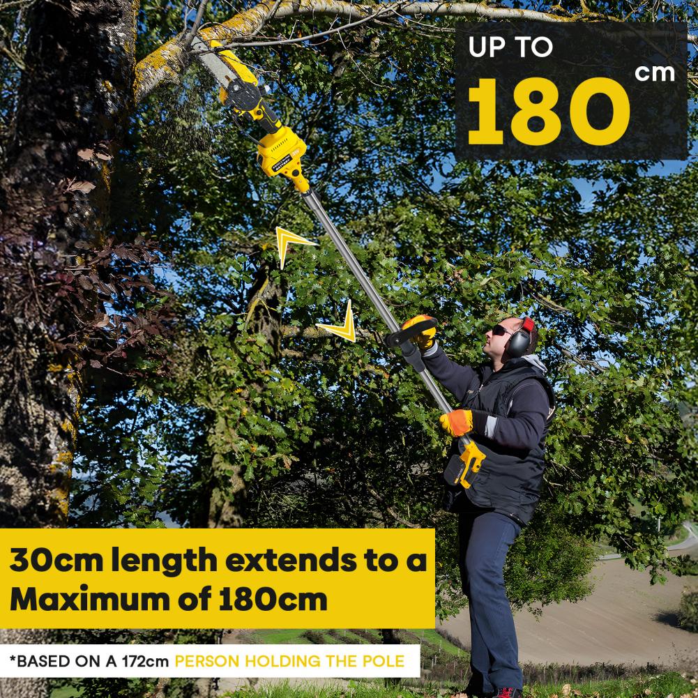 2-in-1 Tuin Snoerloze Telescop - Mini Chainsaw 6 Inch Cordless recensie en prijs