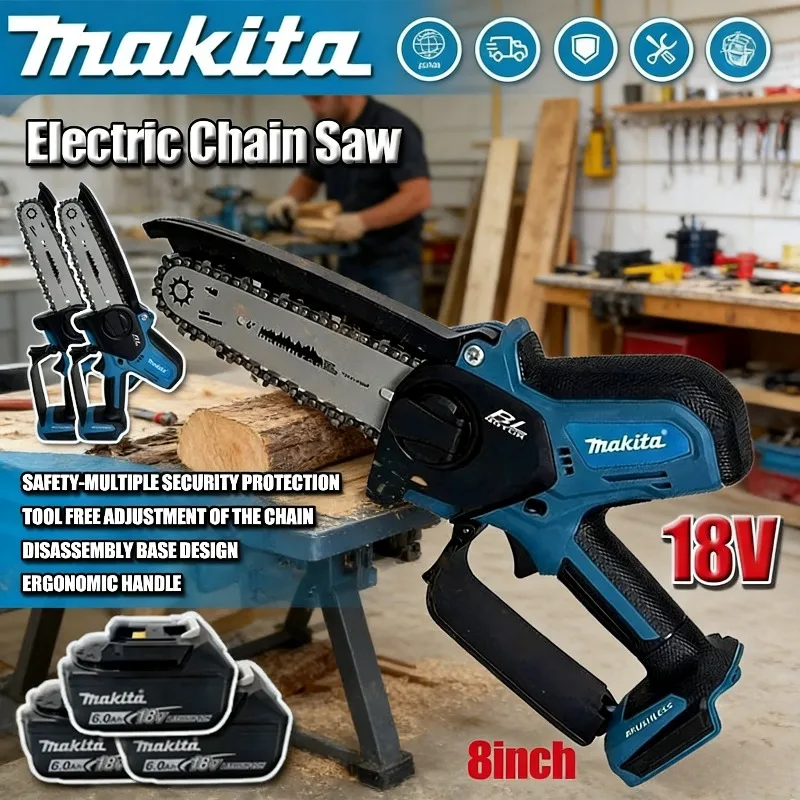 Makita 18V draadloze kettingza - Mini Chainsaw 6 Inch Cordless recensie en prijs