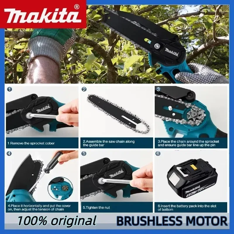 Makita 18V draadloze kettingza - Mini Chainsaw 6 Inch Cordless recensie en prijs