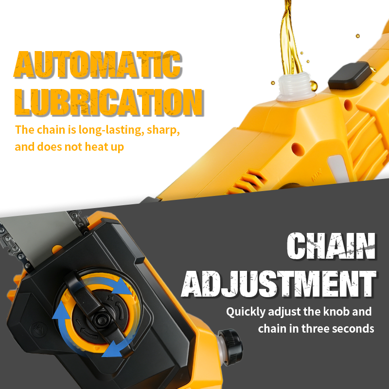 2-in-1 elektrische snoeischaar - Cordless Chainsaw 12 Inch Battery recensie en prijs