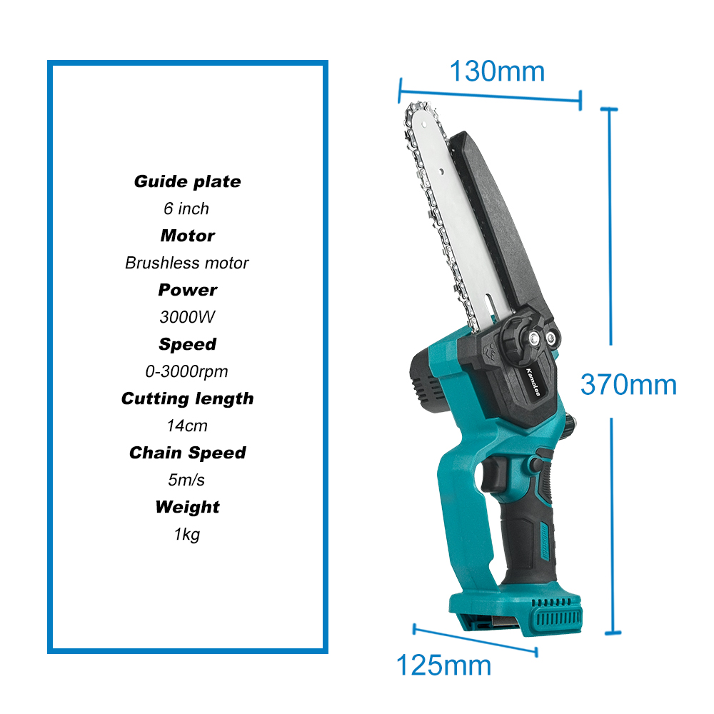 Kamolee 6 inch 8 inch mini bor - Mini Chainsaw 6 Inch Cordless recensie en prijs