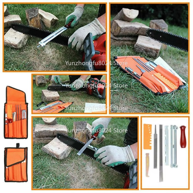 Hardhouten handvat ronde platt - Chainsaw File Kit Round recensie en prijs