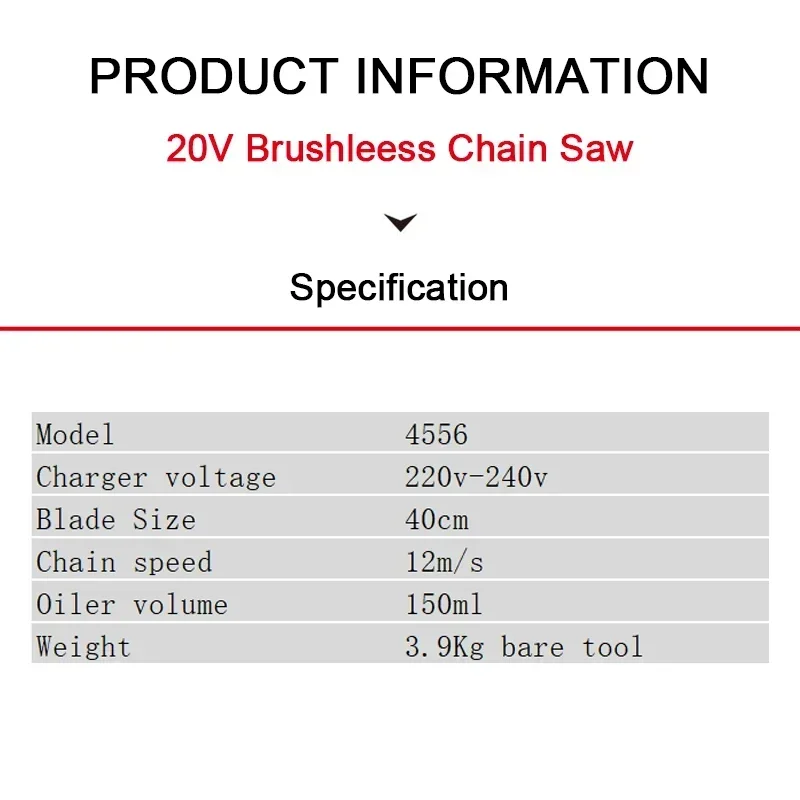 Devon oplaadbare borstelloze a - Cordless Chainsaw 12 Inch Battery recensie en prijs
