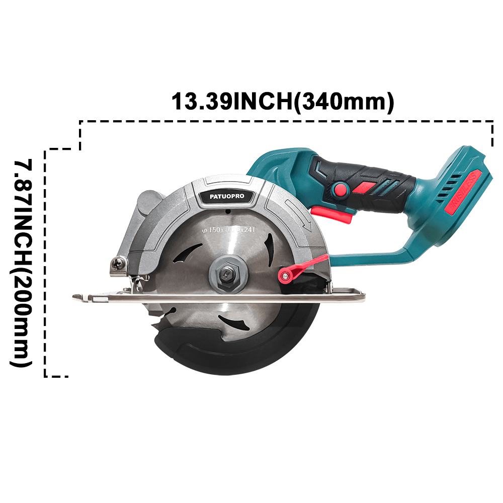 PATUOPRO 150 mm borstelloze el - Mini Chainsaw 6 Inch Cordless recensie en prijs