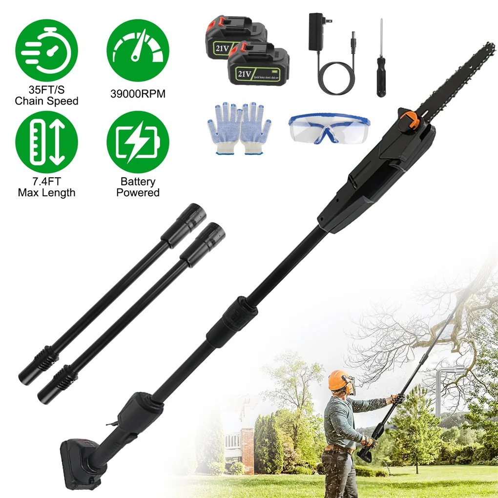 Draadloze stokzaag 7,4FT teles - Pole Saw Cordless Telescopic recensie en prijs
