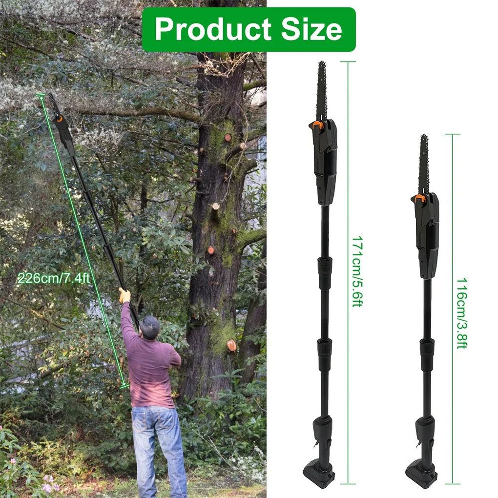 Draadloze stokzaag 7,4FT teles - Pole Saw Cordless Telescopic recensie en prijs