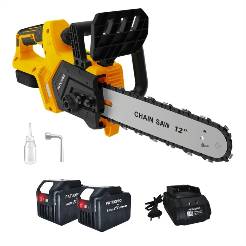 【Hot】12 inch borstelloze elekt - Cordless Chainsaw 12 Inch Battery recensie en prijs